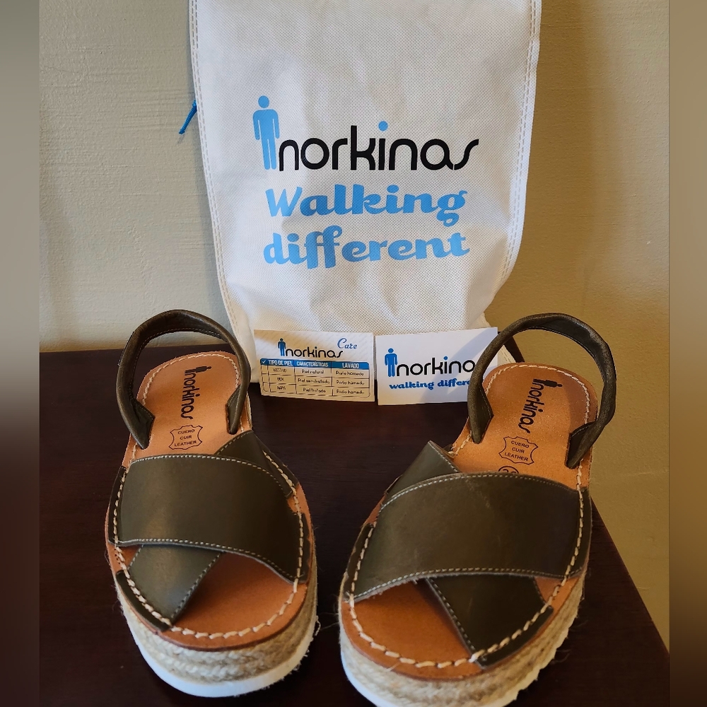 Norkinas Leather Sandals -Brand New-